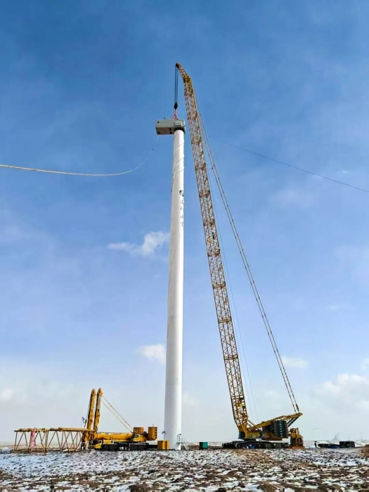 阶段工作圆满实现！XLC18000M一口气拿下20台风机，为绿色地球加油~